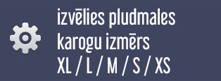 pludmales karoga izmērs